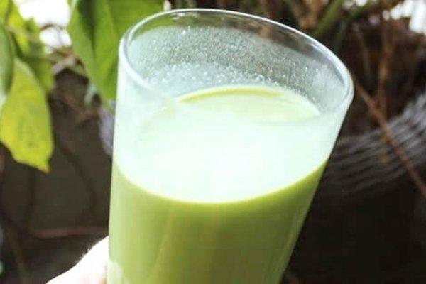 Receita de suco verde nutritivo