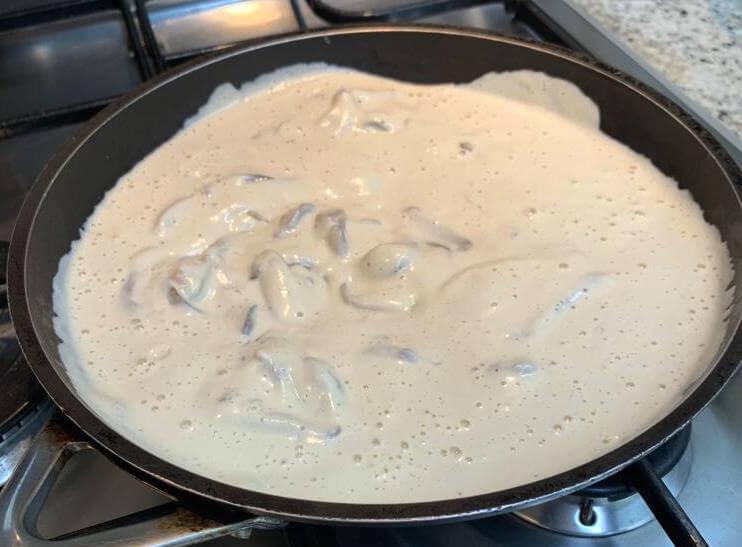 Receita de molho branco vegano de castanha de caju e shitake