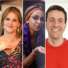 Marcia Fervienza, Naiara Tomayno e Yub Miranda