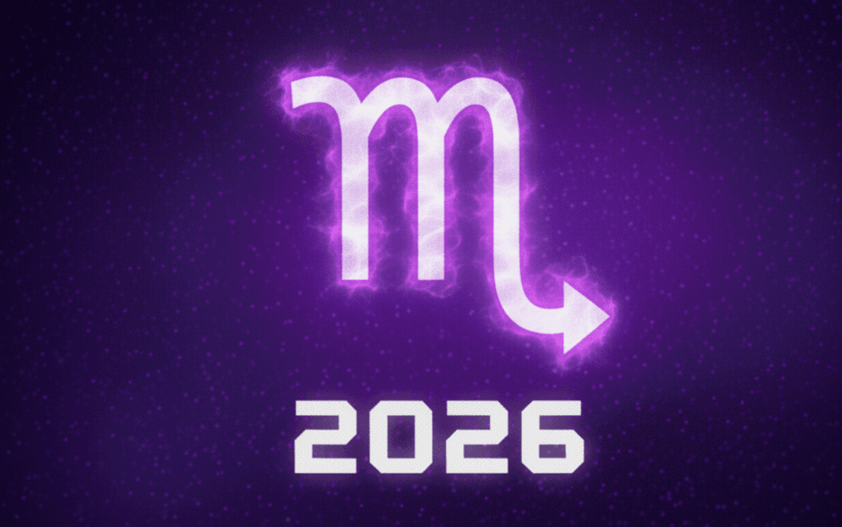 Previsões para Escorpião em 2026: amor, dinheiro, trabalho, saúde e mais